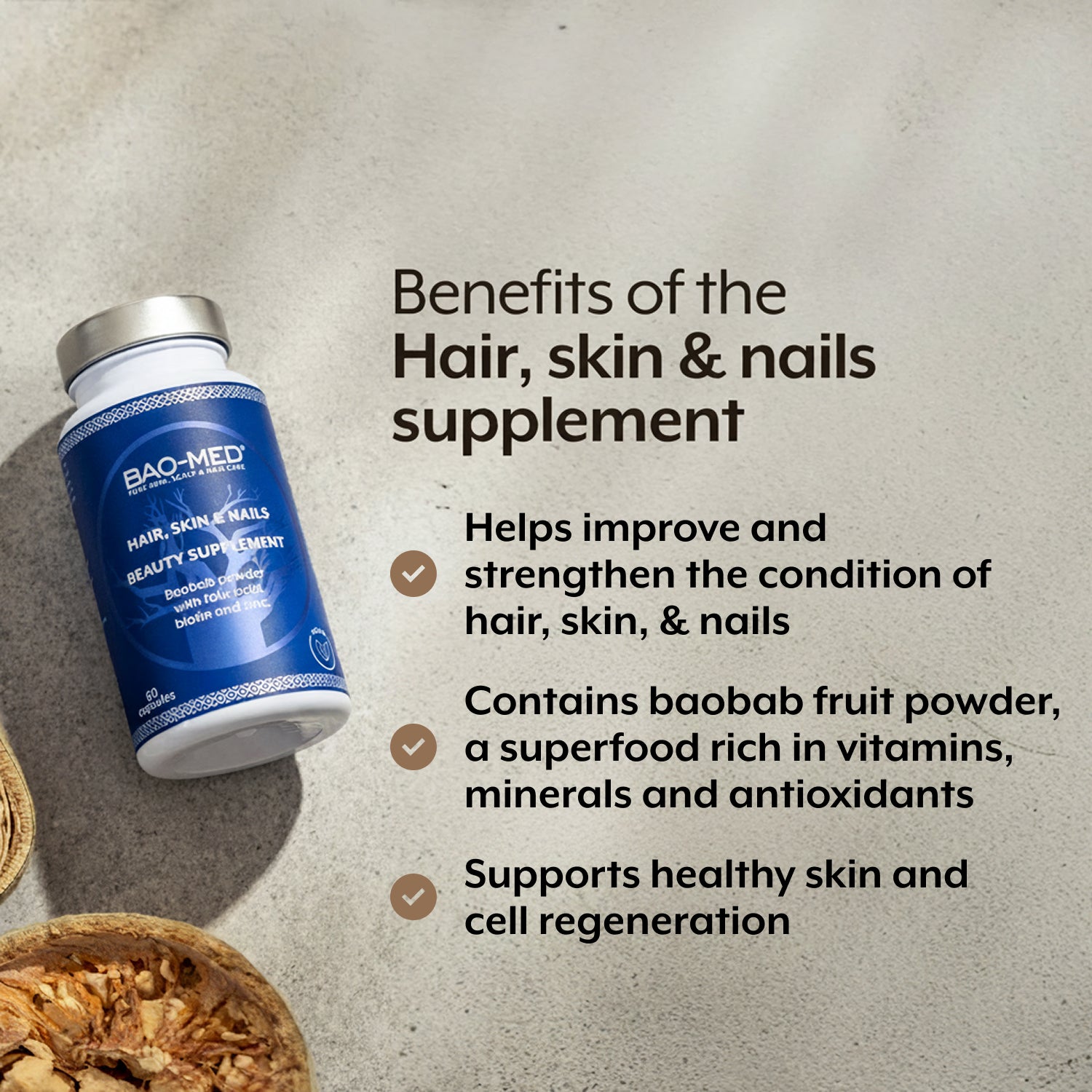 Hair, Skin & Nails Beauty Supplement